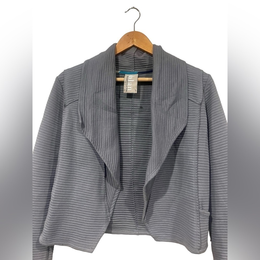 Anthropologies Dolan Left Coast Open Front Gray Cardigan Sweater Top Long Small
